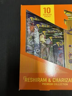 Pokemon TCG Reshiram and Charizard GX Premium Collection Box 820650809927 - Image 3
