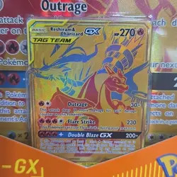 Pokemon TCG Reshiram Charizard GX Premium Collection Box New Sealed Evolving Ski - Image 3