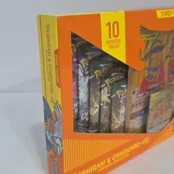 Pokemon TCG Reshiram Charizard GX Premium Collection Box New Sealed Evolving Ski - Image 4
