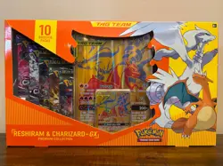 Pokemon TCG: Reshiram & Charizard GX Premium Collection Box - NEW/SEALED - Image 1