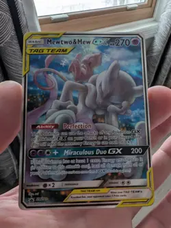 2019 Pokemon Mewtwo & Mew GX Tag Team #SM191 Black Star Promo RARE 🔥 - Image 2