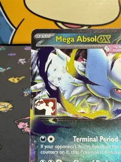 Mega Absol Ex Pokemon Prize Pack Series 8 Promo Pokemon Card NM - Image 2