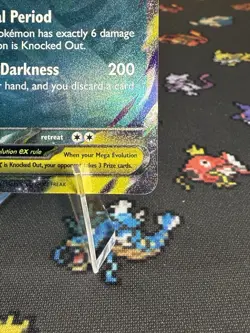 Mega Absol Ex Pokemon Prize Pack Series 8 Promo Pokemon Card NM - Image 5