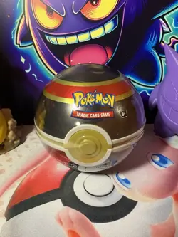 Pokemon TCG Pokeball Tin Pack (A24) SEALED - Cards and Coin included - Image 1