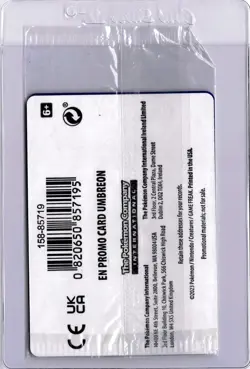 2023 Umbreon 130/197 Gamestop promo Pokemon Card Sealed English Stamped - Image 2