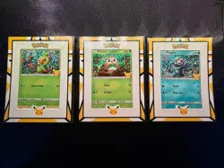 3 English Holo McDonalds Promo Cards Form 2021 25th Anniversary Set And Display - Image 1