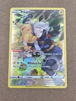 Pikachu TG05/TG30 SWSH11: Lost Origin Trainer Gallery NM Pokemon Card TCG - Image 1