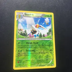 Beedrill 3/160 2015 Pokemon Card XY Primal Clash Reverse Holo Near Mint TCG - Image 3