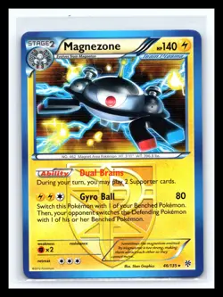 💥 Pokemon Card Magnezone 46/135 Plasma Storm Rare Black & White Holo Foil 2012 - Image 1