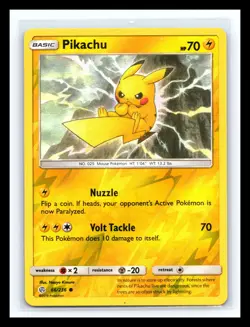 💥 Pikachu 66/236 Cosmic Eclipse Common Reverse Holo Pokemon Card - Image 1