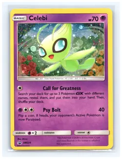 💥 Celebi SM224 Holo Black Star Promo Holo Pokemon 2019 Card Sun & Moon - Image 1