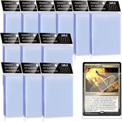 1200ct Perfect Fit Sleeves, Perfect Fit Card Sleeves, Inner Sleeves MTG, Exact F - Image 1