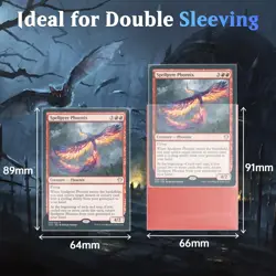1200ct Perfect Fit Sleeves, Perfect Fit Card Sleeves, Inner Sleeves MTG, Exact F - Image 2