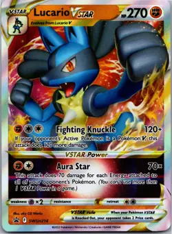 Lucario VSTAR SWSH214 - SWSH: Sword & Shield Promo Cards - Promo - NM - Image 1
