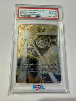 Dragon Ball Fusion World Card Case 01, Energy Marker #E01-01 PSA 10 JP - Image 1