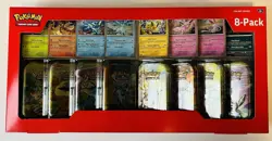 Pokemon TCG Prismatic Evolutions Costco 8 Mini-Tin Bundle w/ Promo Cards NEW - Image 1