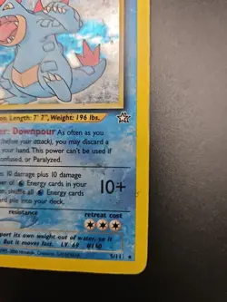Pokemon TCG Holographic Feraligatr Card 5/111 HP - Image 4