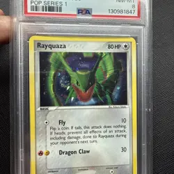 🌀2004 Pokemon Pop Series 1 3 Rayquaza PSA 8 NM-MT SWIRL !!!!🌀New Cert# - Image 2