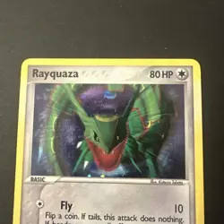 Pokemon TCG Rayquaza Holo Rare Card 3/17 Pop Series 1 Promos NM Condition - Image 2