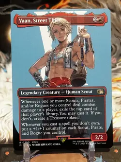 MTG | Vaan, Street Thief (0390 - Borderless) [FINAL FANTASY] NF - Image 1