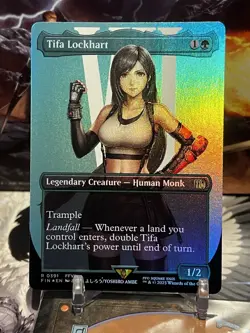 MTG | Tifa Lockhart (Borderless) ✨FOIL✨ [FINAL FANTASY] - Image 1