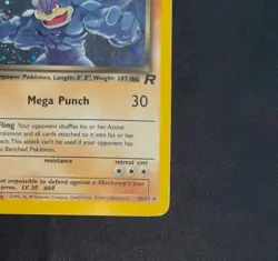 Pokemon TCG Dark Machamp 10/82 Holo Rare Team Rocket 2000 Unlimited - MP/HP - Image 4