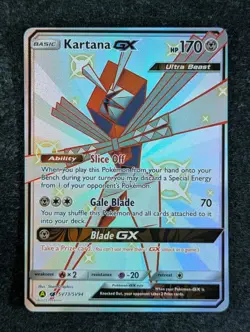 2019 Pokemon KARTANA GX SV73/SV94 Hidden Fates Shiny Vault Holo English - Image 1