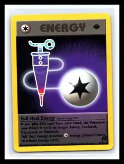 💥 Pokemon 1st Edition Energy Full Heal Energy 81/82 Team Rocket WOTC Vintage - Image 1