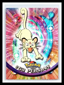 💥 Persian Pokemon - TV Animation Edition - Topps 1999 Black Logo # 53 - Image 1