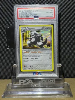2012 Pokemon Dragons Exalted Dragons Exalted Aggron Holo 80/124 PSA 8 - Image 1