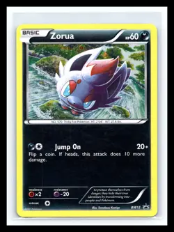 💥 Zorua ~ Pokemon Black Star Promo ~ Holo #BW12 Rare Black White Promo - Image 1
