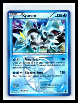 💥 2013 Pokemon Black & White Plasma Freeze Kyurem Holo #31/116 - Image 1