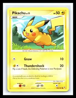 💥 2009 Pokemon Platinum Supreme Victors Pikachu # 120/147 - Image 1