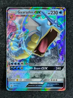 2019 Pokemon GYARADOS GX SM212 Black Star Promos Sun & Moon Holo English - Image 1