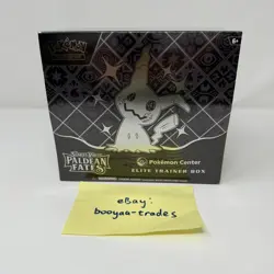 🔥 NEW SEALED Pokemon Paldean Fates Pokemon Center Elite Trainer Box ETB 🔥 - Image 1
