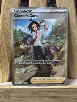 Cheren's Care GG58/GG70 Pokemon TCG Crown Zenith Galarian Gallery NEAR MINT NM - Image 1
