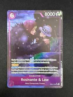 Rosinante & Law (EB04-038 SR) ALT ALT - Azure Sea's Seven (One Piece) ENGLISH - Image 1