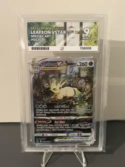 Pokemon TCG- Leafeon VSTAR - Crown Zenith - GG35/GG70 - Special Art ACE MINT 9 - Image 1