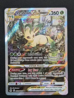 Leafeon VSTAR GG35/GG70 Crown Zenith Galarian Gallery Near Mint Pokemon TCG - Image 1