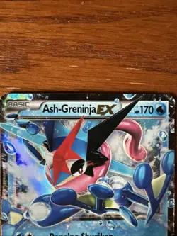 Ash-Greninja EX XY133 Full Art Promo Pokemon Card Holo Ultra Rare LP - Image 2