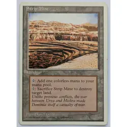 Strip Mine, Fourth Edition (4ED) #363 MP MTG - Image 1