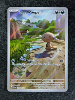 2025 Pokemon PALDEAN WOOPER 102/094 Phantasmal Flames Illustration Rare ENG (B) - Image 1
