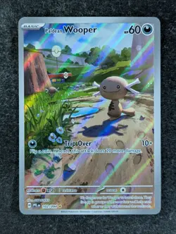 2025 Pokemon PALDEAN WOOPER 102/094 Phantasmal Flames Illustration Rare ENG (A) - Image 1