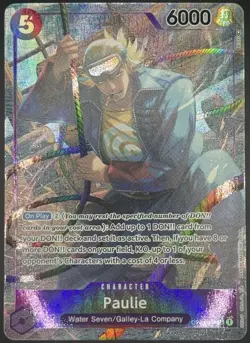 One Piece CCG Paulie (Alternate Art) OP03-066 Super Rare English NM - Image 1