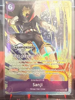 Sanji (Championship 2024 Top Player Pack) OP07-064 One Piece Promotion Cards... - Image 2