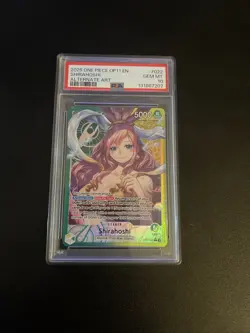One Piece Shirahoshi Alt Art Leader Op11-022 Psa 10 - Image 1