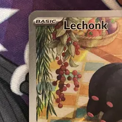 Lechonk 209/197 Pokemon TCG Sv03: Obsidian Flames Holo Illustration Rare Card NM - Image 4