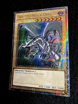 YUGIOH • RED EYES BLACK DRAGON • QUARTER CENTURY SECRET RARE • TN23-EN003 • NM - Image 3