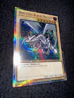 YUGIOH • RED EYES BLACK DRAGON • QUARTER CENTURY SECRET RARE • TN23-EN003 • NM - Image 4