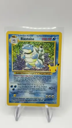 Pokemon - Blastoise holo trading card - Celebrations: Classic Collection 2/102 - Image 3